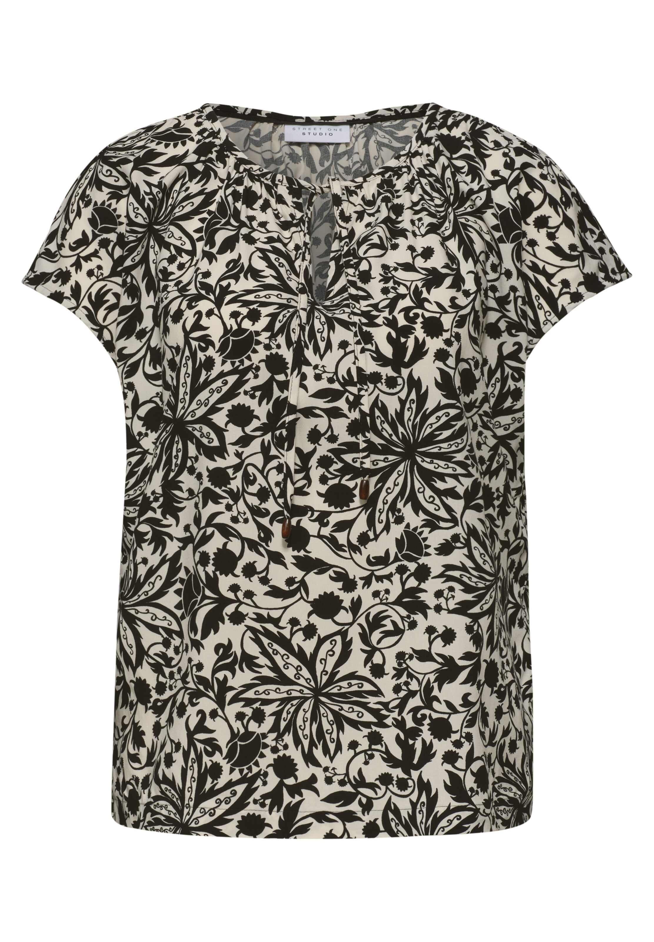 Street One Studio Bluse in Beige: Vorderseite