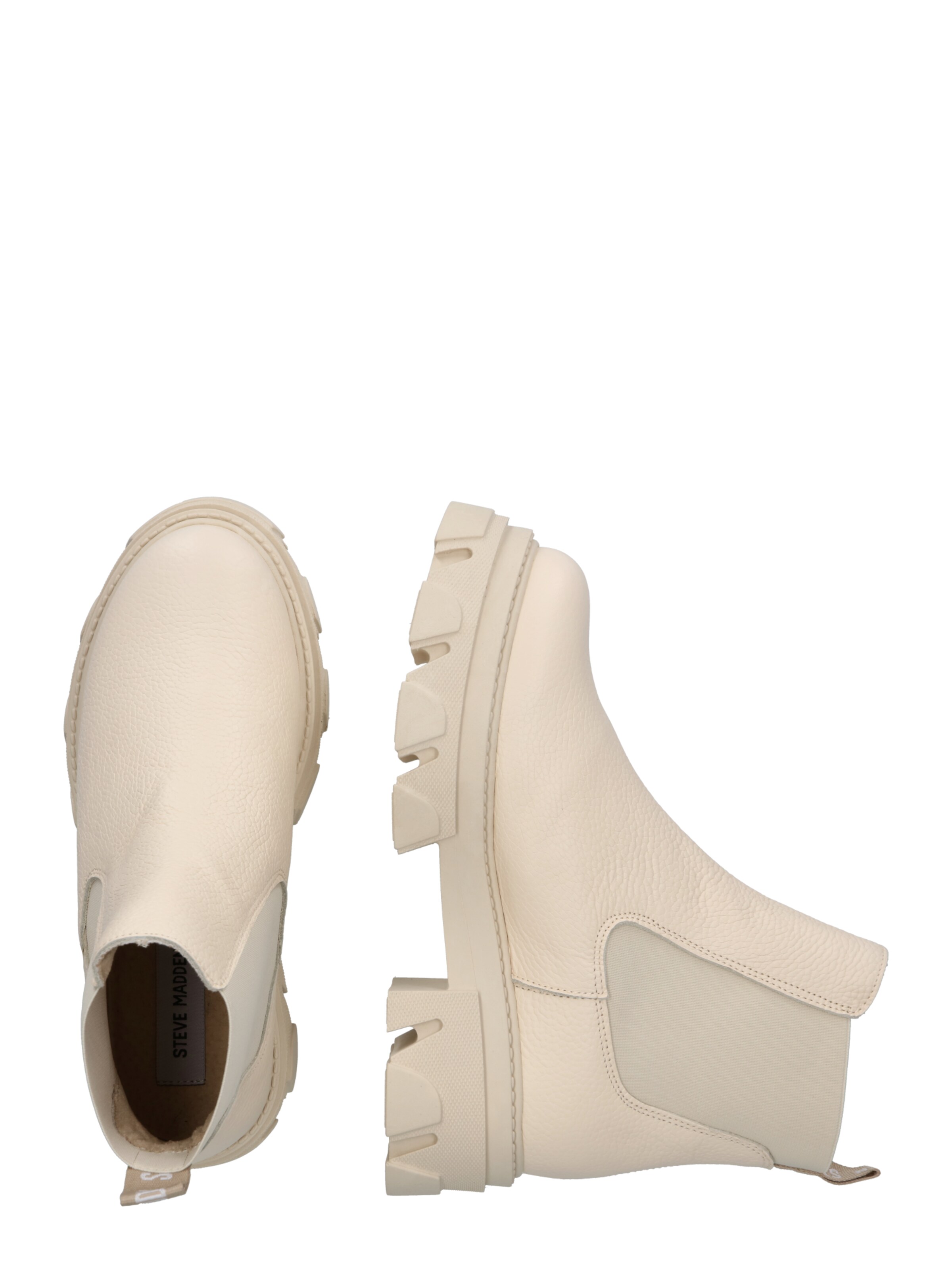 STEVE MADDEN Chelsea čižmy 'Mixture' - Béžová