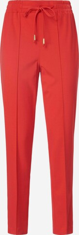 Peter Hahn Regular Pants in Red: front