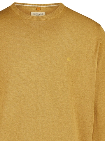 redmond Sweater 'Basic' in Yellow