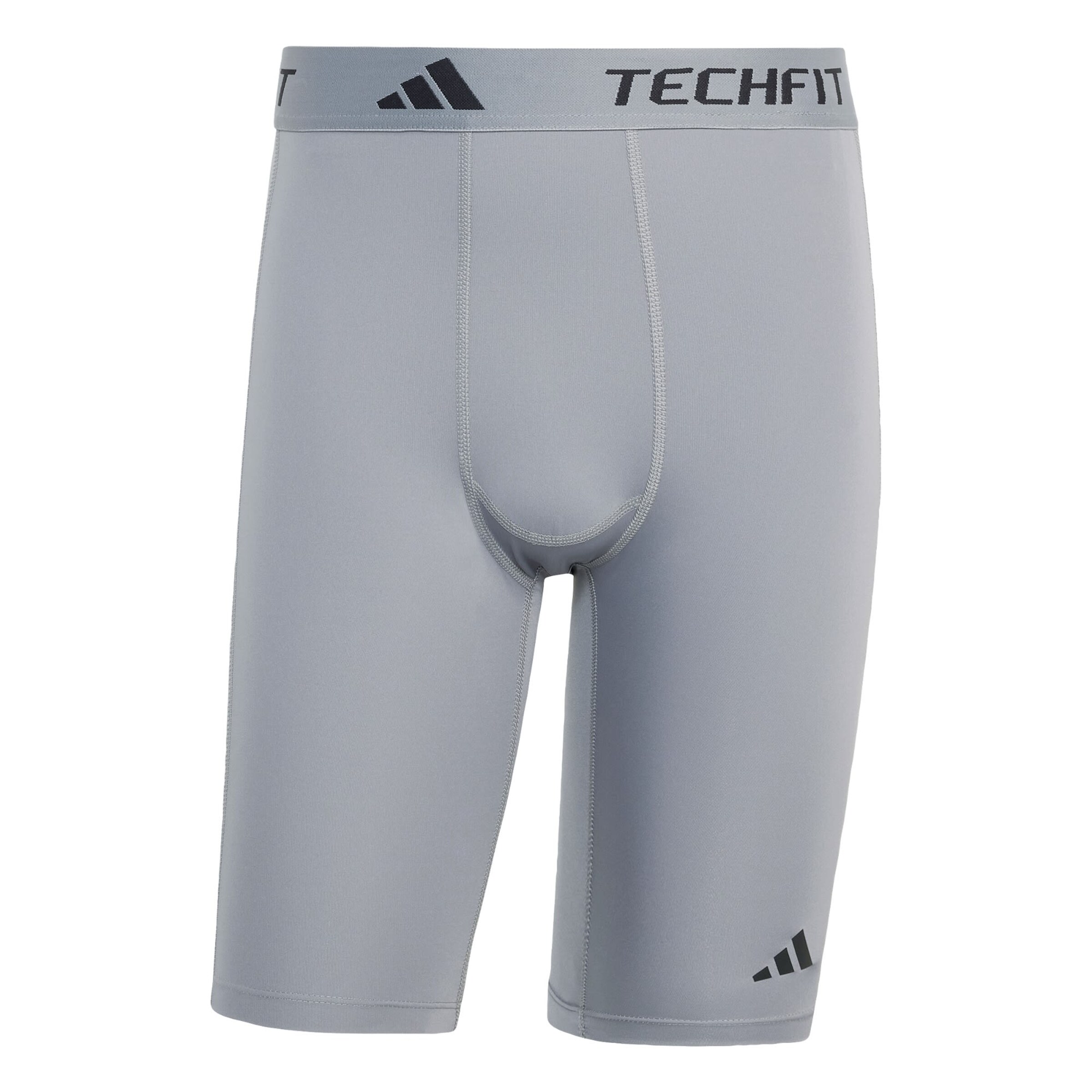 ADIDAS PERFORMANCE Sports trousers 'TECHFIT Compression' in Grey: front