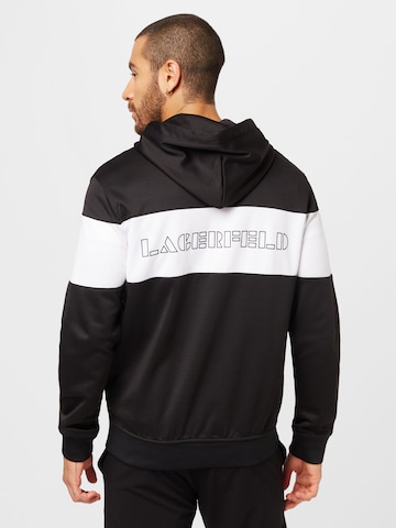 Karl Lagerfeld Zip-Up Hoodie in Black