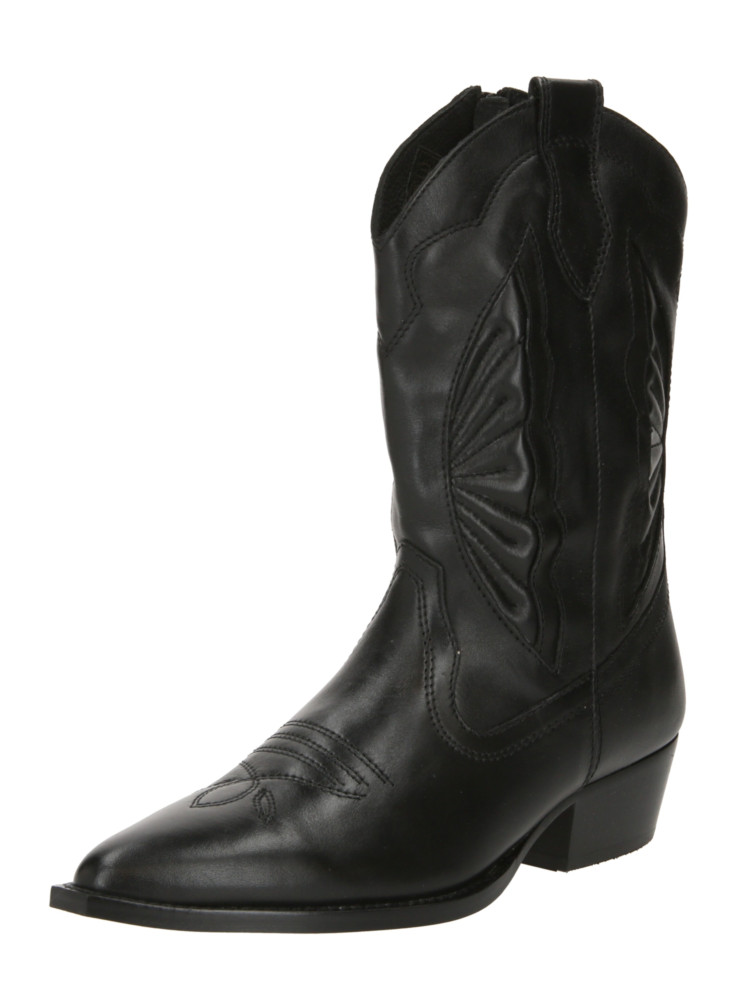 PS Poelman Cowboylaarzen 'Moco' in Zwart: voorkant