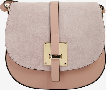 Cluty Crossbody Bag in Pink: front