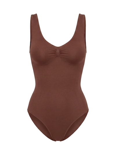 SNOCKS Shaping Bodysuit in L in Chestnut brown, Item view