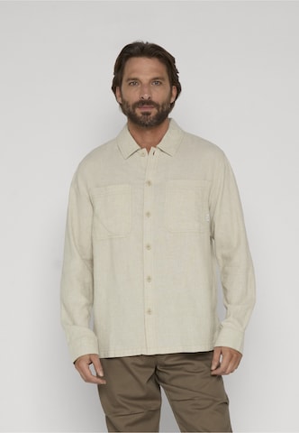 Coupe regular Chemise 'Trope' INDICODE JEANS en gris : devant
