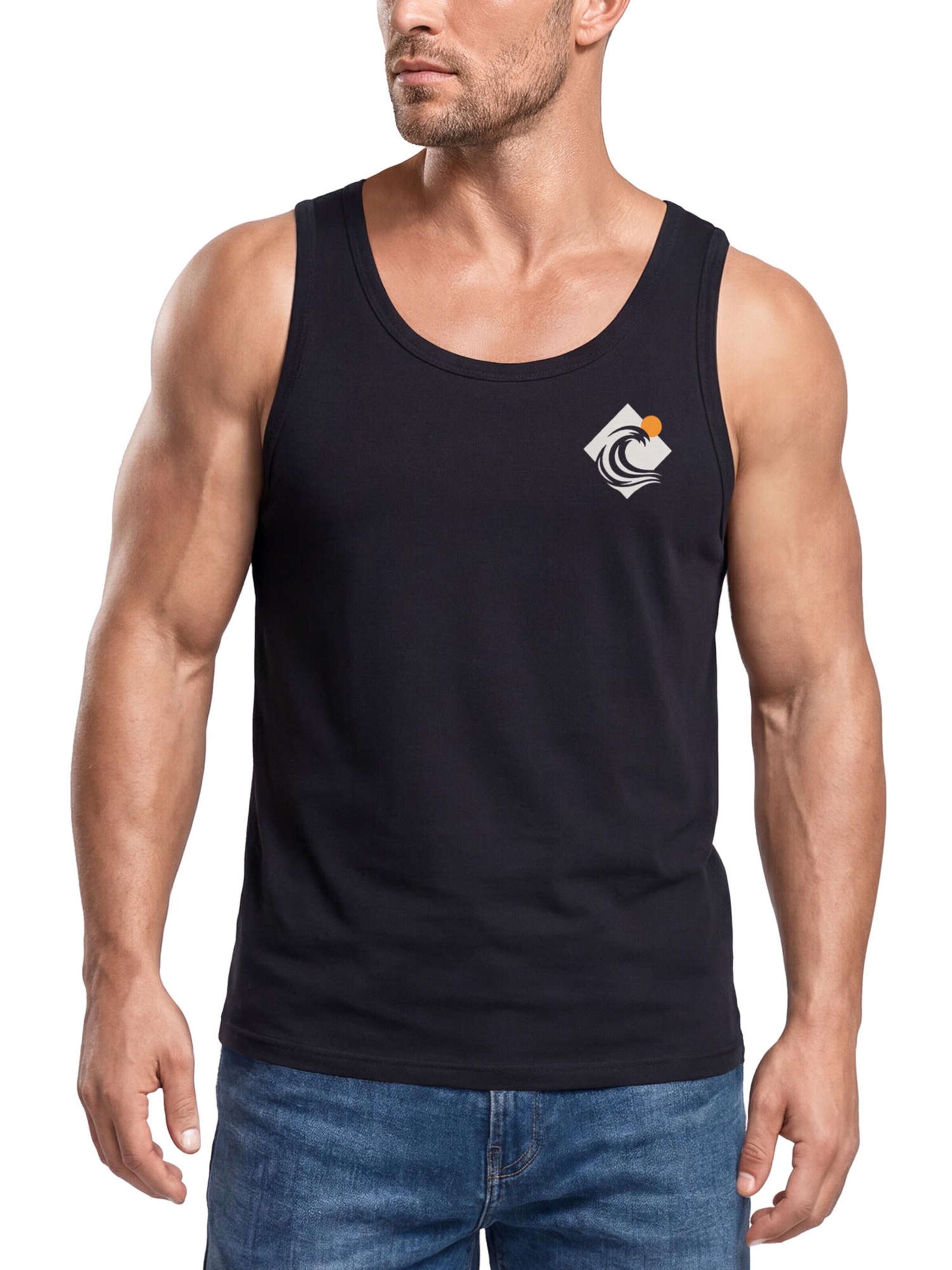 Neverless Shirt 'Wave Badge' in Black