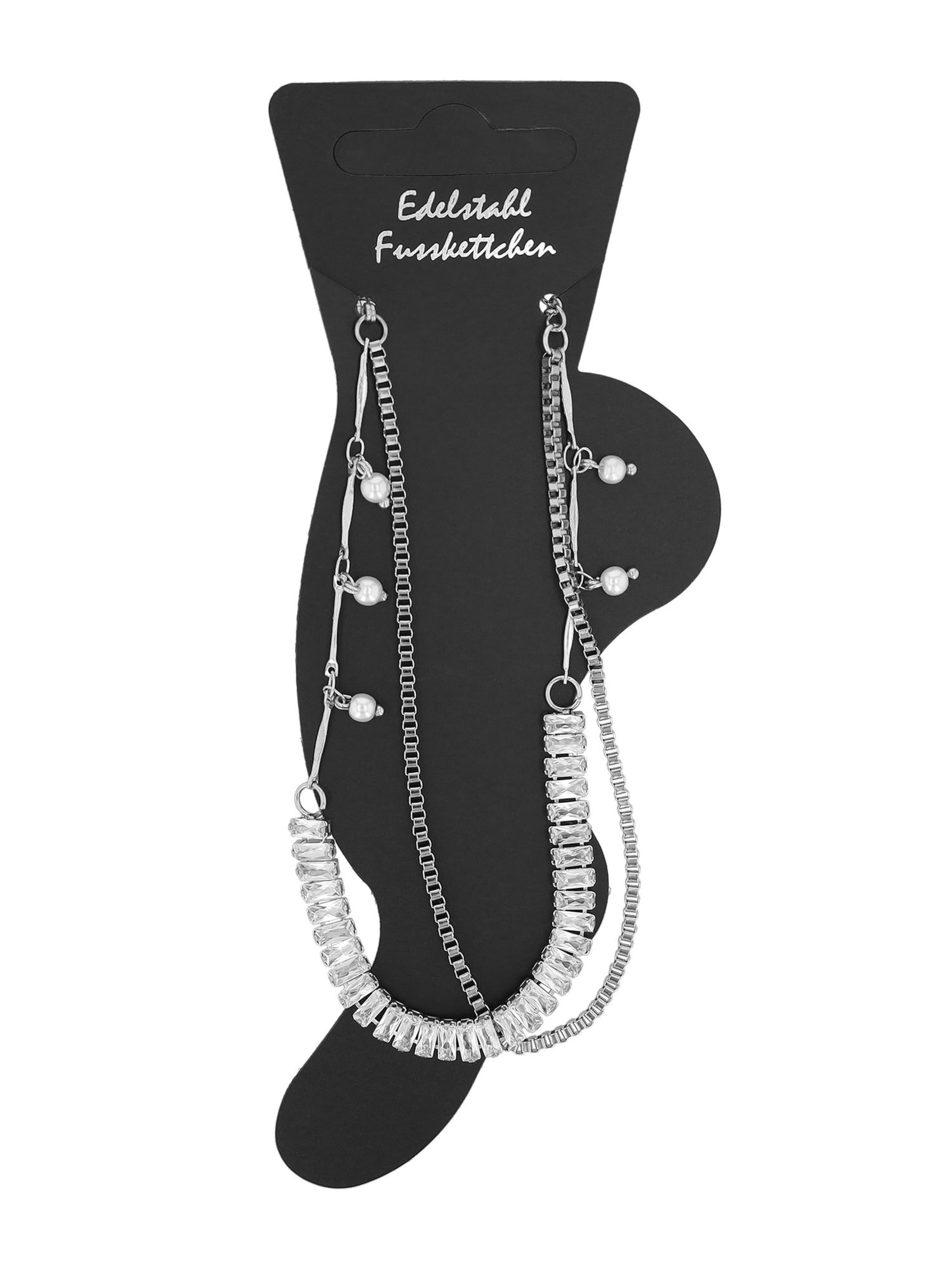 Akzent Fußschmuck 'Xaina, langlebig'‌‌‌‌‌‌ in Silber
