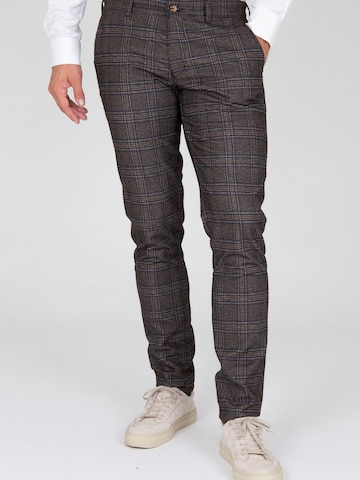 Regular Pantalon chino 'Pico' Suitable en marron : devant