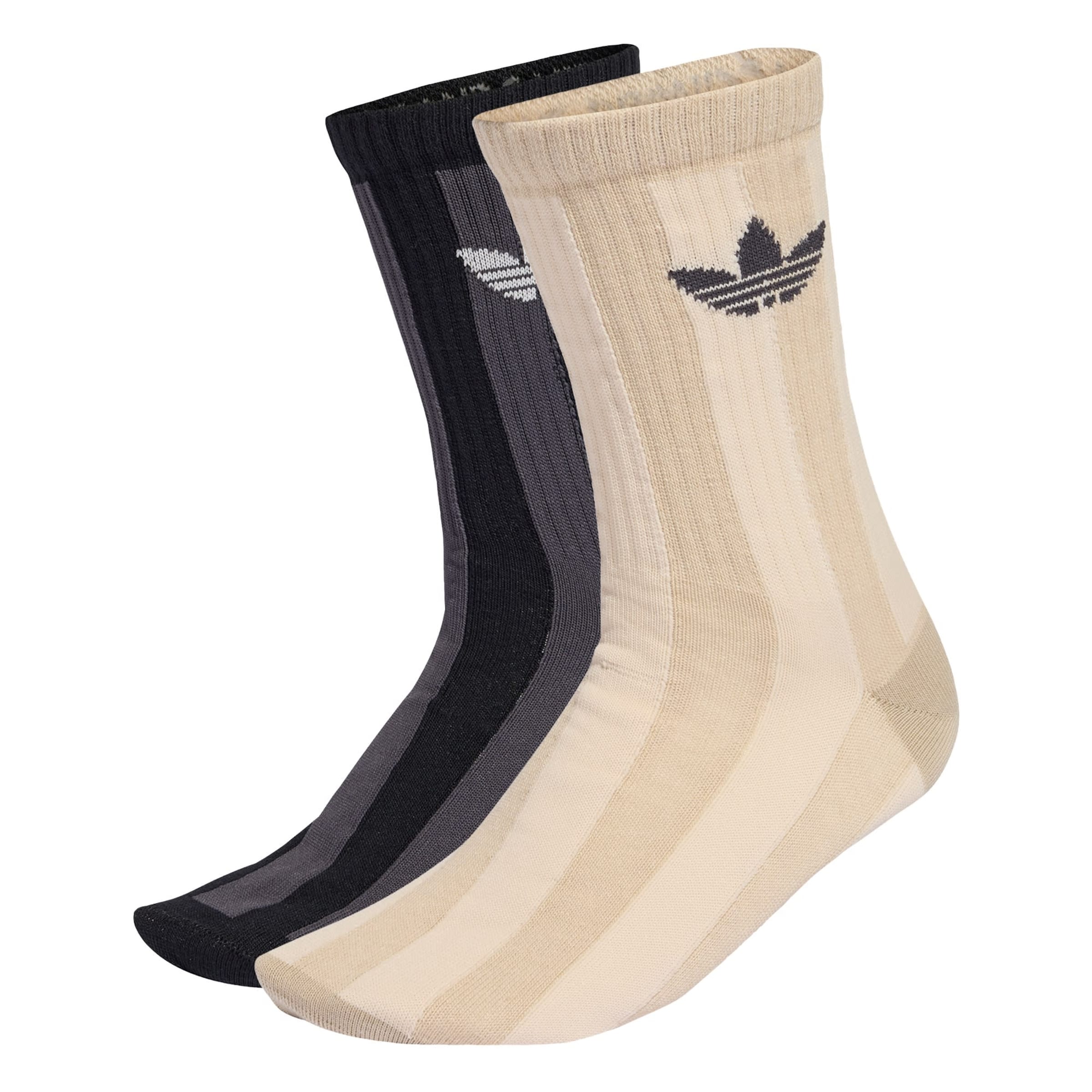 ADIDAS ORIGINALS Sokken in de kleur Beige / Crème / Donkergrijs / Zwart, Productweergave