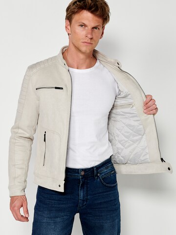KOROSHI Übergangsjacke in Grau