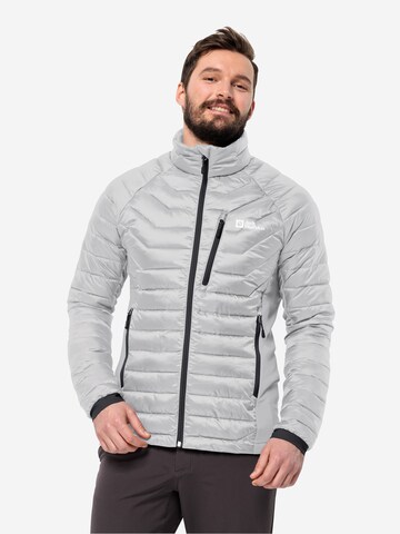 JACK WOLFSKIN Куртка в спортивном стиле в Серый: спереди