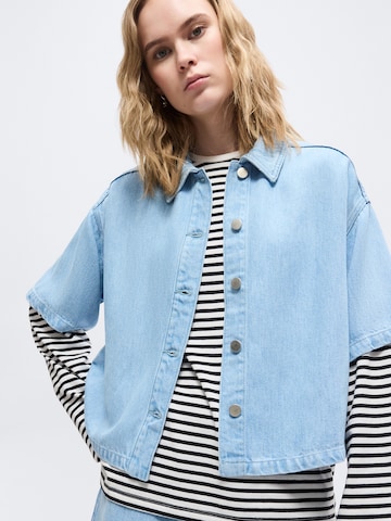 MSCH COPENHAGEN Blouse 'Saphina' in Blauw