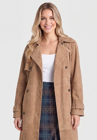 Manteau mi-saison DreiMaster PREMIUM en marron