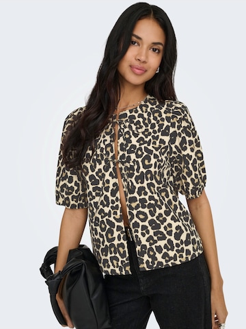 ONLY Blouse 'ONLJENNA' in Beige