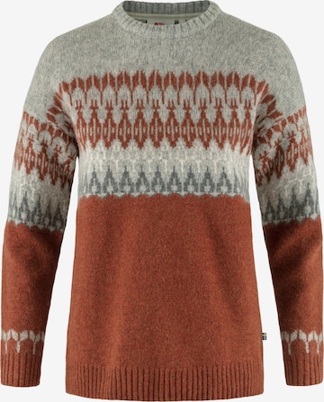 Fjällräven Sweater 'Övik Path' in Brown: front