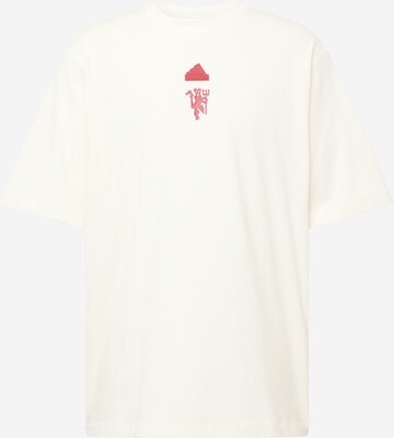 T-Shirt fonctionnel 'Manchester United' ADIDAS SPORTSWEAR en blanc : devant