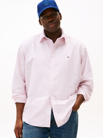 Tommy Hilfiger Big & Tall Regular Fit Hemd 'HERITAGE' in Rot: Vorderseite