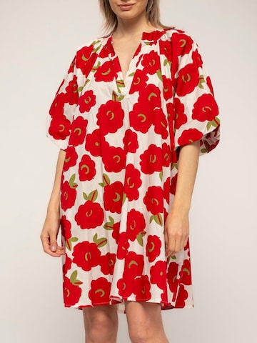 Robe oversize 'vestido corto estampado de flores (Red)' Tantra en rouge