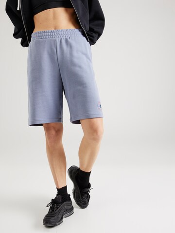 CONVERSE Regular Trousers in Blue: front