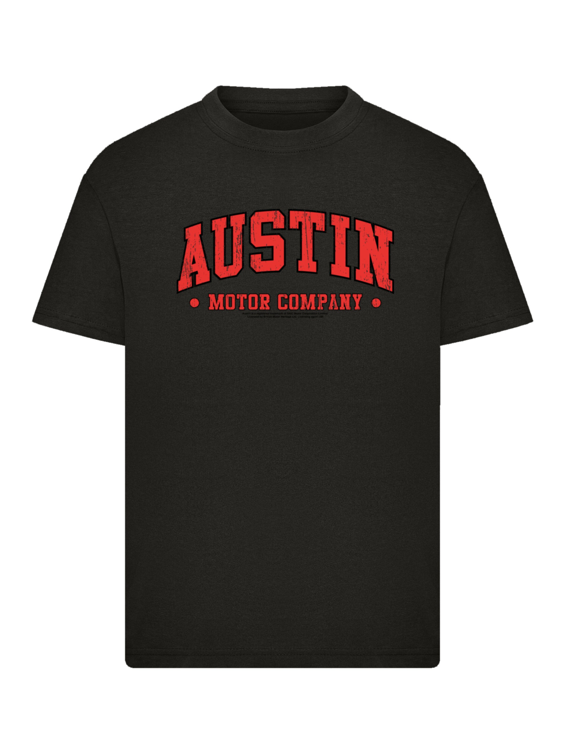 F4NT4STIC Shirt 'British Motor Heritage Austin Motor Company' in Black: front