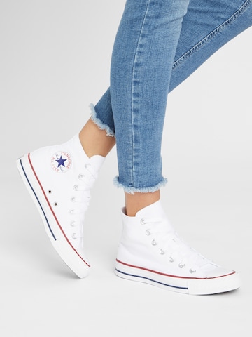 CONVERSE Кроссовки на платформе 'CHUCK TAYLOR ALL STAR CLASSIC HI' в Белый