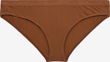 Calvin Klein Underwear Plus Panty ' Form to Body ' in Brown: front