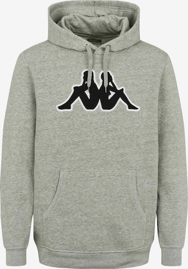 KAPPA Collegepaita 'Airiti' värissä meleerattu harmaa / musta / valkoinen, Tuotenäkymä