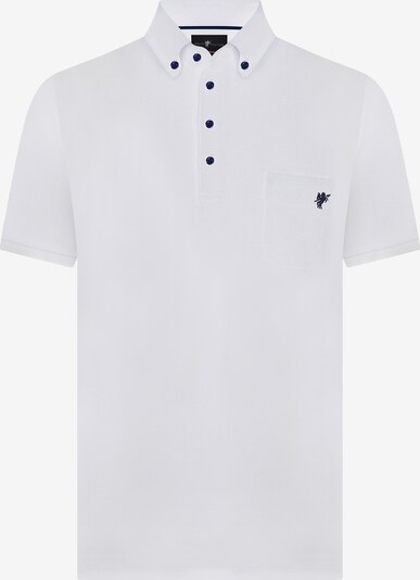 DENIM CULTURE Majica 'Hampus' u mornarsko plava / bijela, Pregled proizvoda