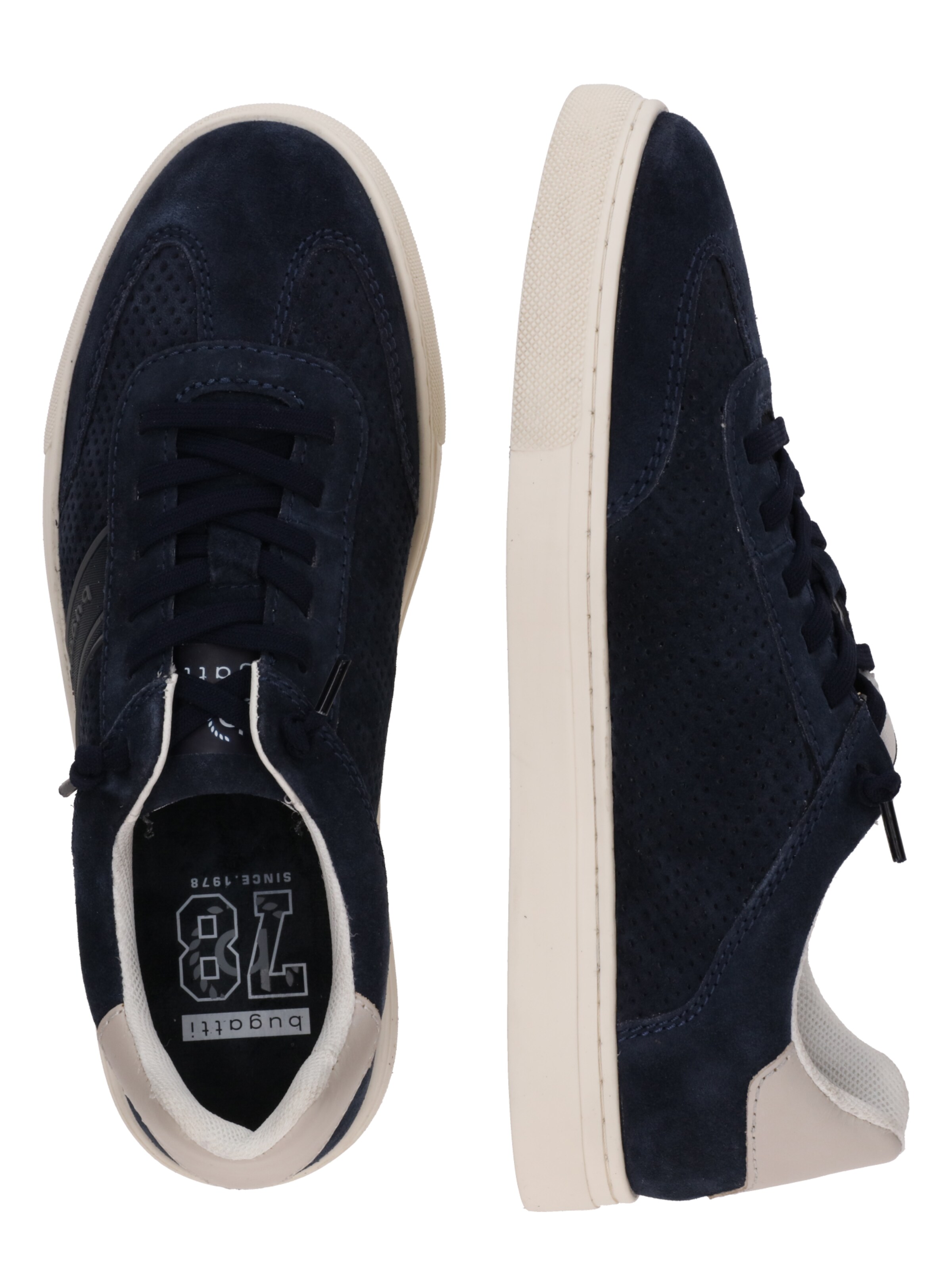 Sneaker low de la bugatti pe albastru