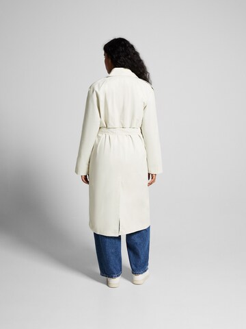 Bershka Between-Seasons Coat in Grey