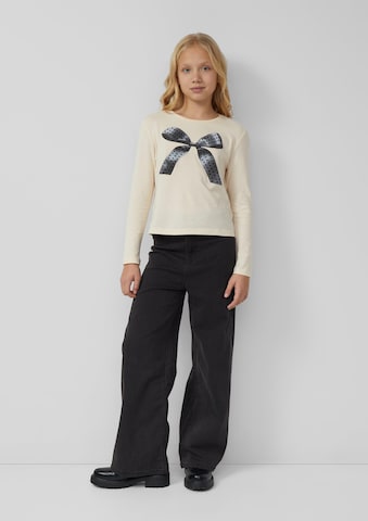 T-Shirt s.Oliver en beige : devant