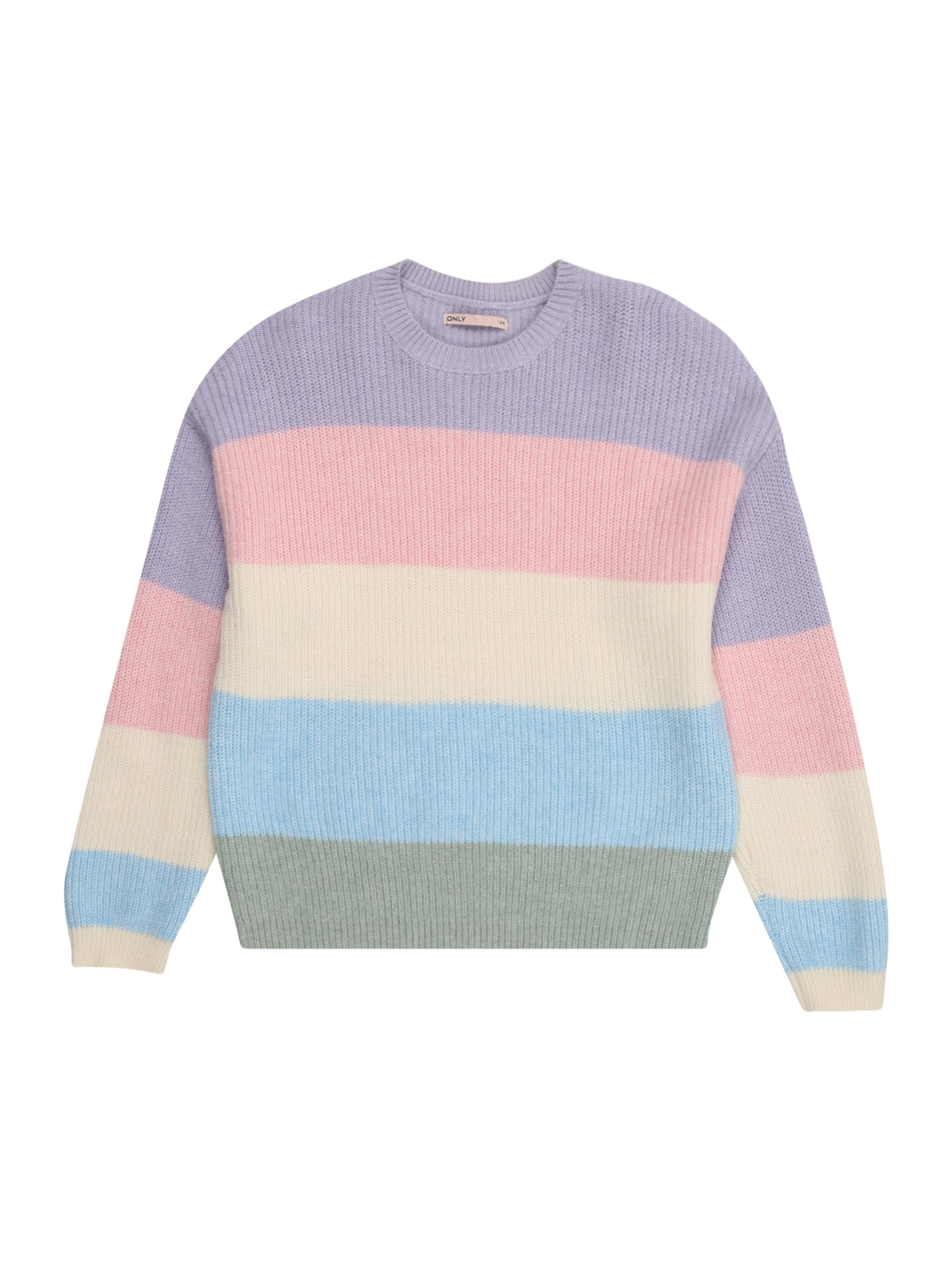 Only Mini Tröja 'KMGSANDY' i ljusblå / grå / lavendel / rosa, Produktvy