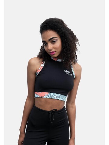 elho Top 'Bahamas 89' in Black: front