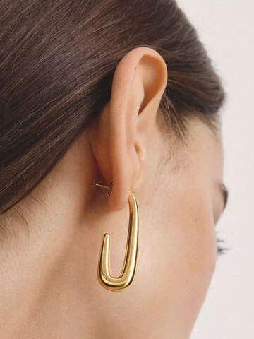 Boucles d'oreilles 'Vergoldete Längliche Ohrringe mit Offenem Design' Thomas Sabo en or