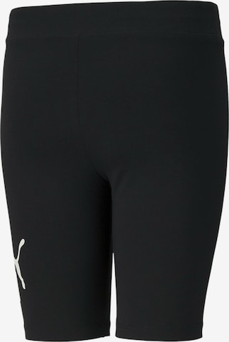 PUMA Skinny Sportshorts in Schwarz