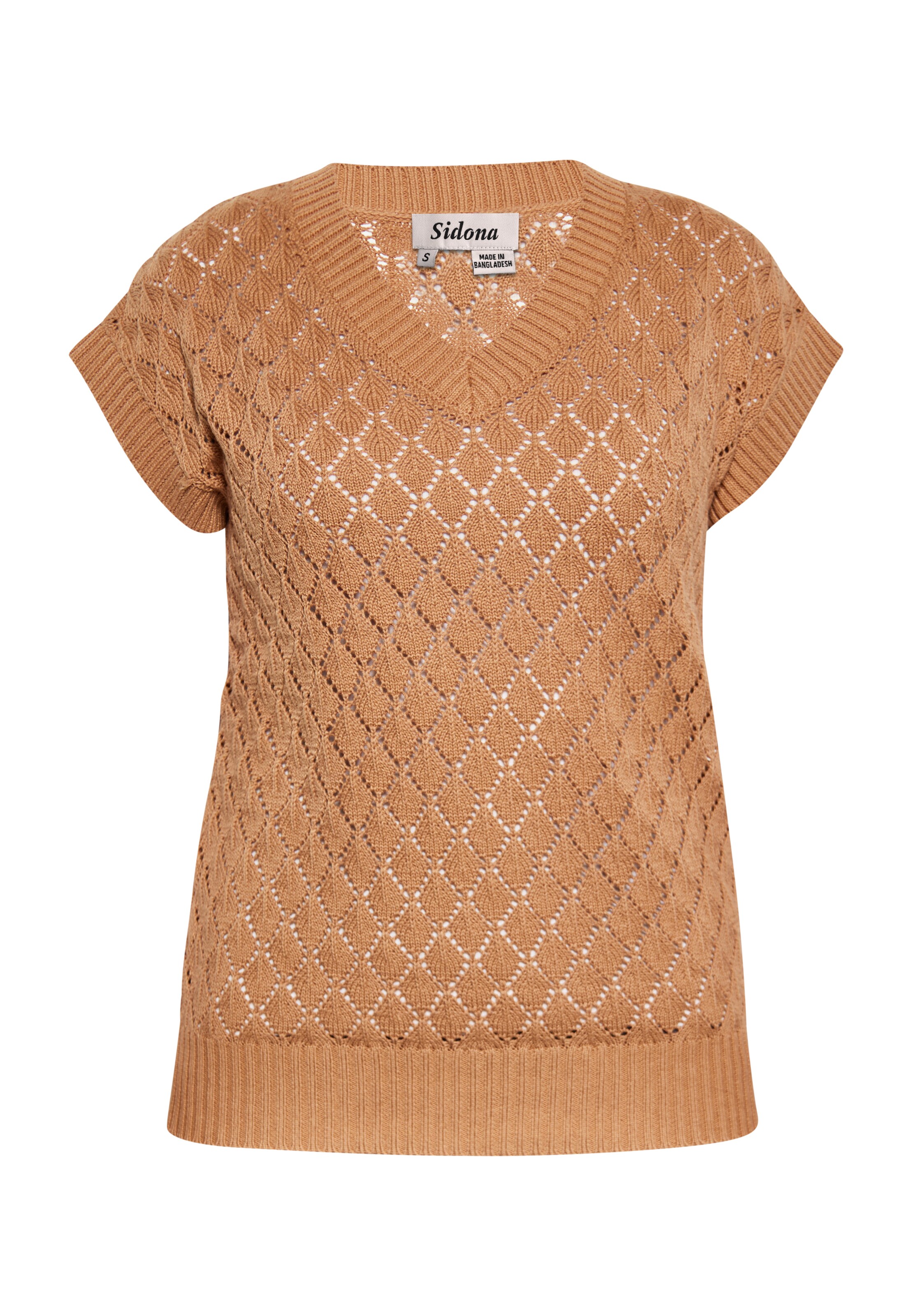 Sidona Pullover in Braun: Vorderseite