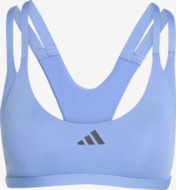 ADIDAS PERFORMANCE Спортивный бюстгальтер 'Aeroimpact Luxe' в Синий: спереди