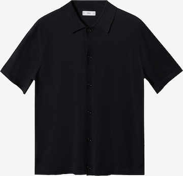 MANGO MAN Slim Fit Hemd 'Cairos' in Schwarz: predná strana