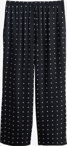 Wide Leg Pantalon Next en noir : devant