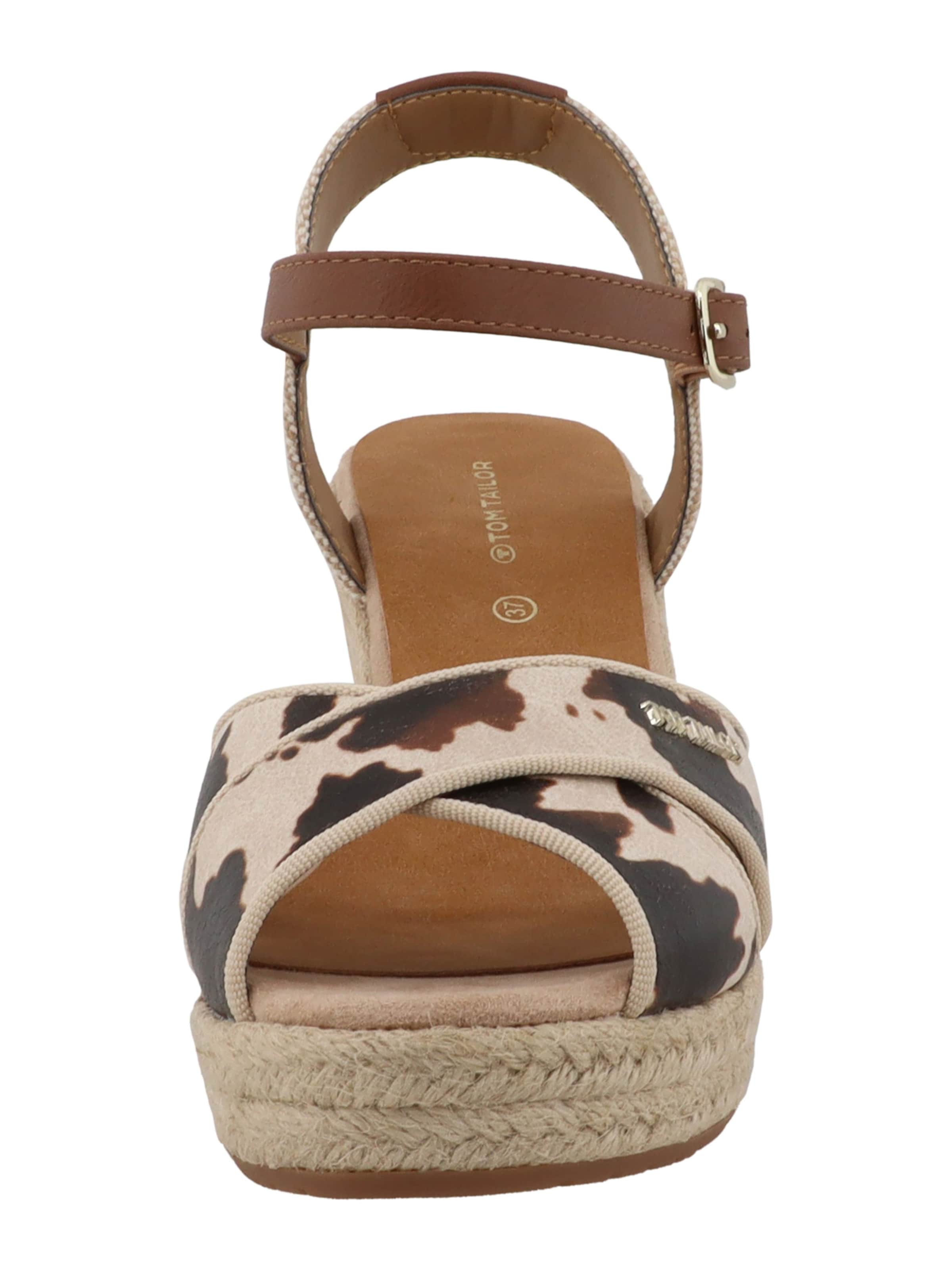 TOM TAILOR - Sandalias con hebilla en beige