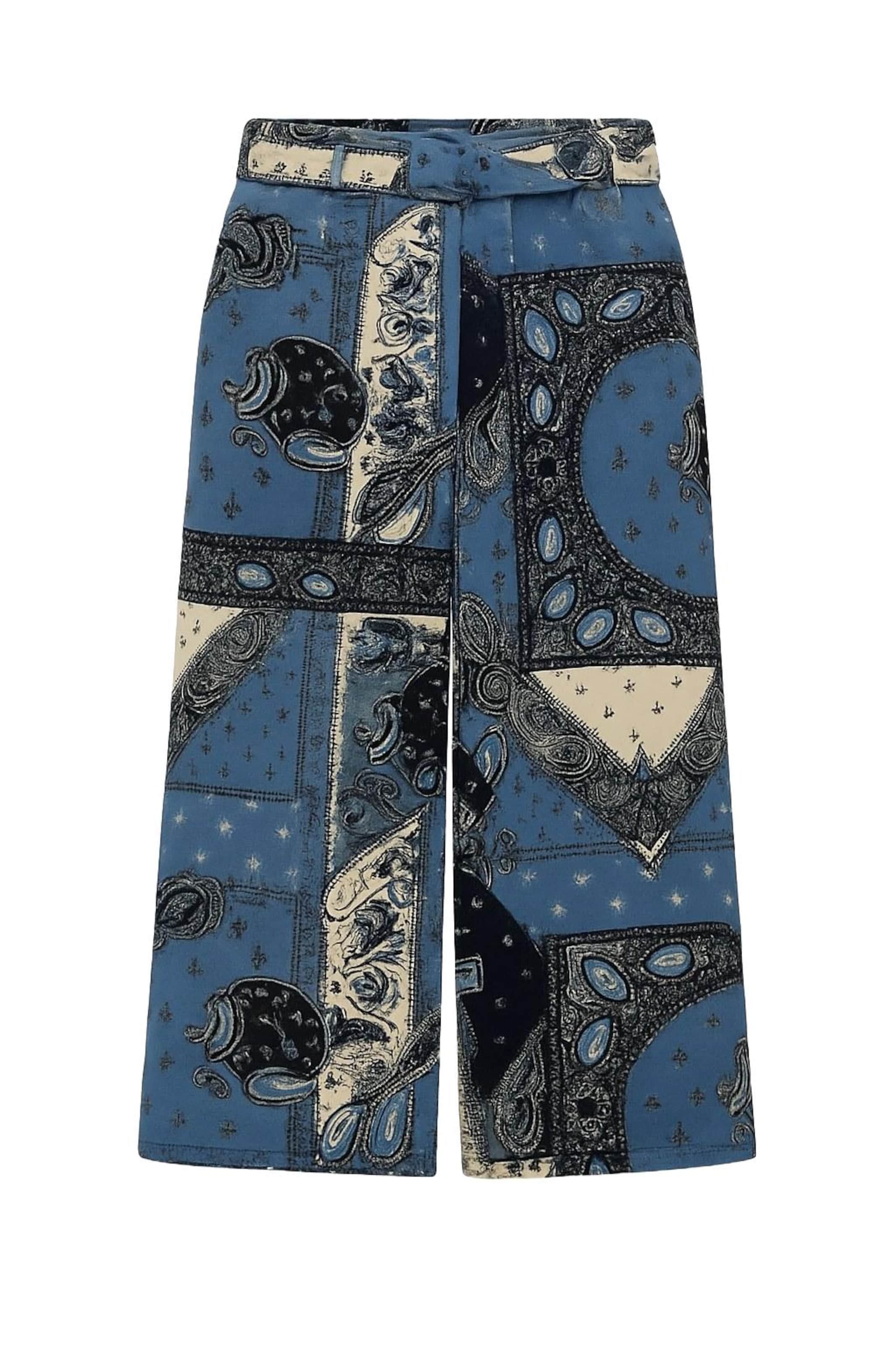 Stil Diva Wide leg Trousers in Blue: front