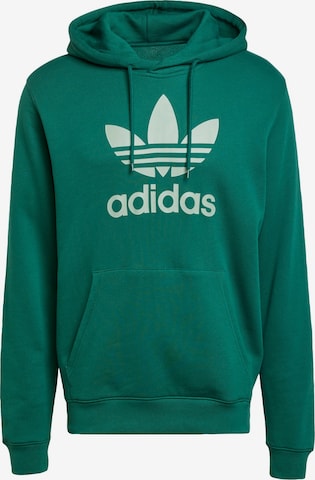 ADIDAS ORIGINALS Sweatshirt 'Adicolor Classics Trefoil' in Grün: Vorderseite