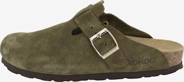 ROHDE Clogs 'Alba' in Green: front