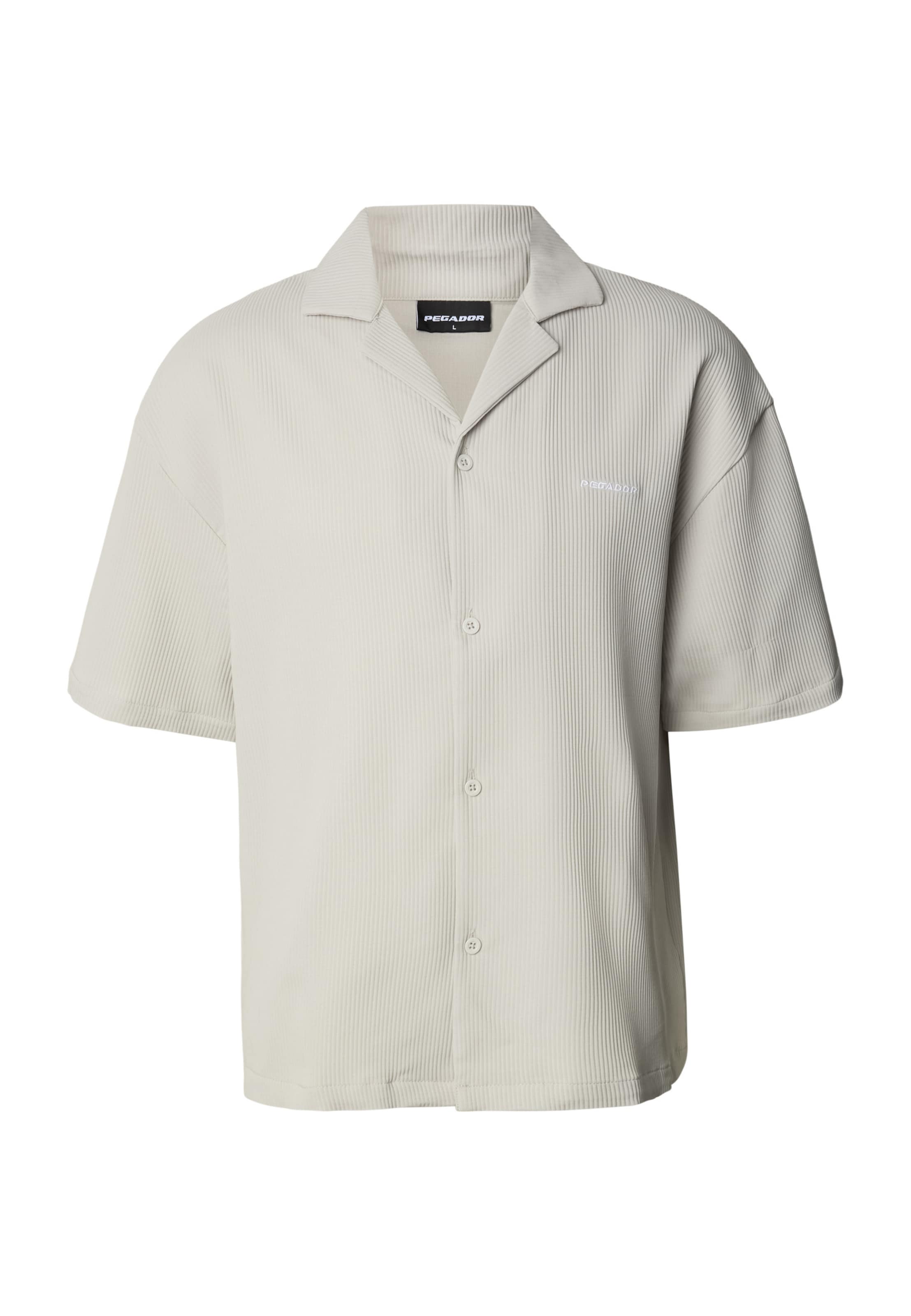 Pegador Button Up Shirt 'Troy' in Grey: front