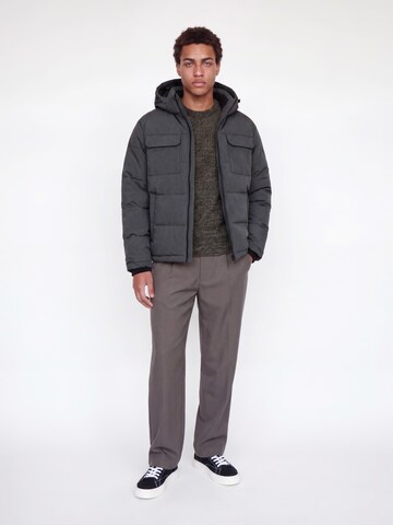 JACK & JONES Winter jacket 'JJWilliam' in Grey