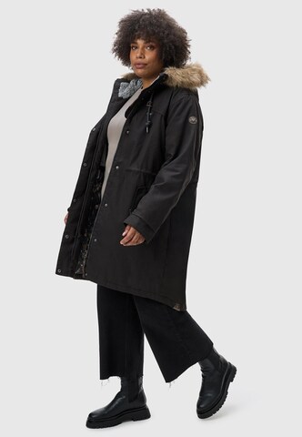 Ragwear Winterparka 'Tawny' in Schwarz