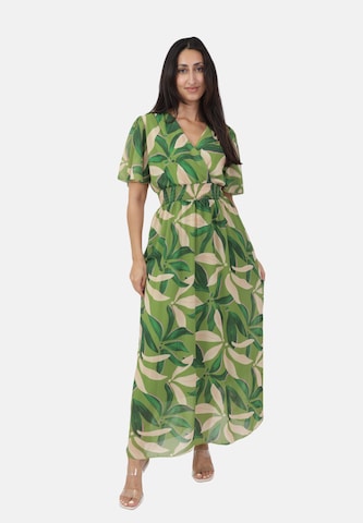 Elara Kleid in Grün: Vorderseite