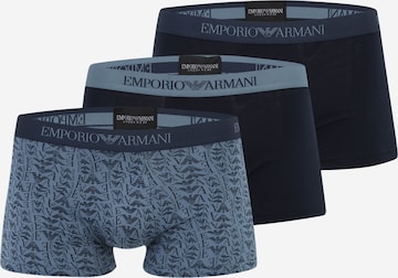 Boxers Emporio Armani en bleu : devant
