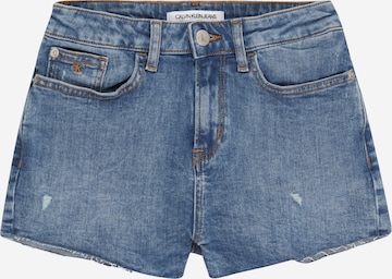 Calvin Klein Jeans Slimfit Farkut värissä sininen: edessä
